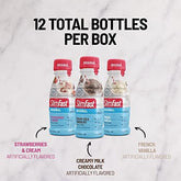 SlimFast Meal Replacement Shake, Protein Drink for Meal Support, Fan Favorites Variety Pack, Original RTD,11 Fl. Oz Bottles, 12 Count (Packaging May Vary)